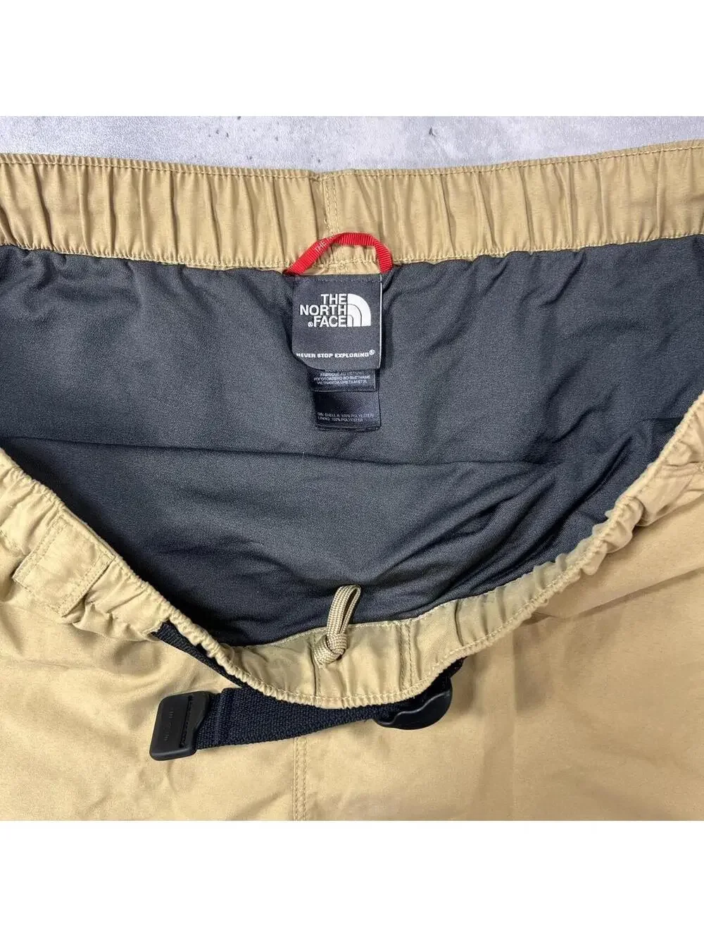 Y2K Tan The North Face Outdoor Hiking Shorts